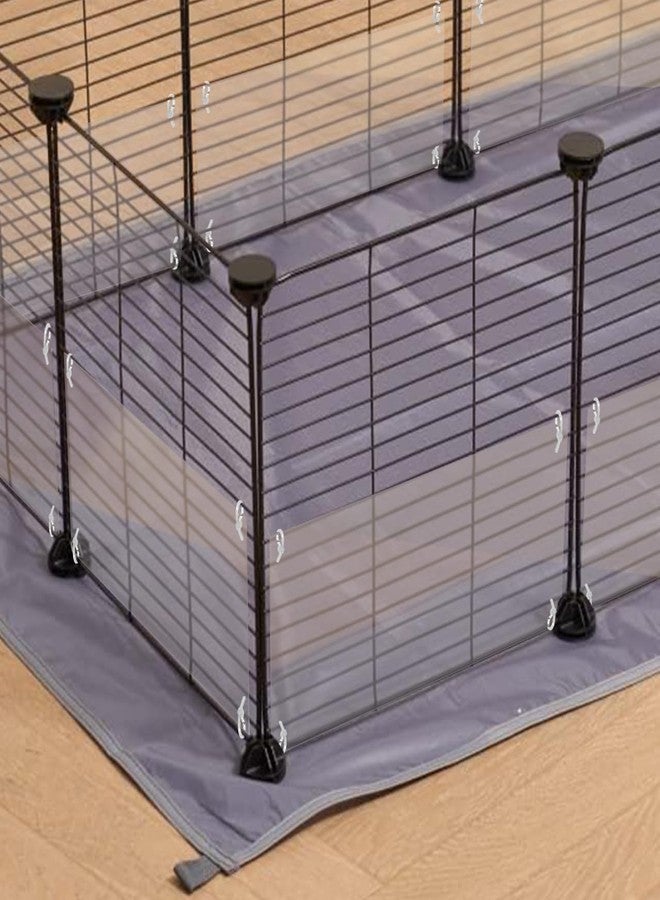 Pulse Brands Urine Scatter Guard (8 Pack) for Cage - Clear and Bendable - Keep Bedding and Litter in Cage - Used for Guinea Pigs, Hedgehogs, Hamsters, Chinchillas, Rabbits, Reptiles and Other Small Animals - Image 2